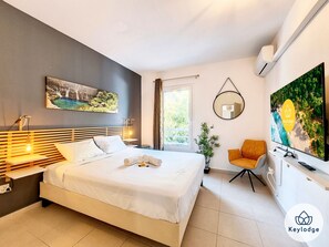 2 bedrooms, iron/ironing board, free WiFi, bed sheets