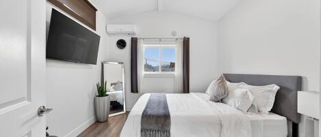 2 habitaciones, escritorio, wifi gratis y ropa de cama