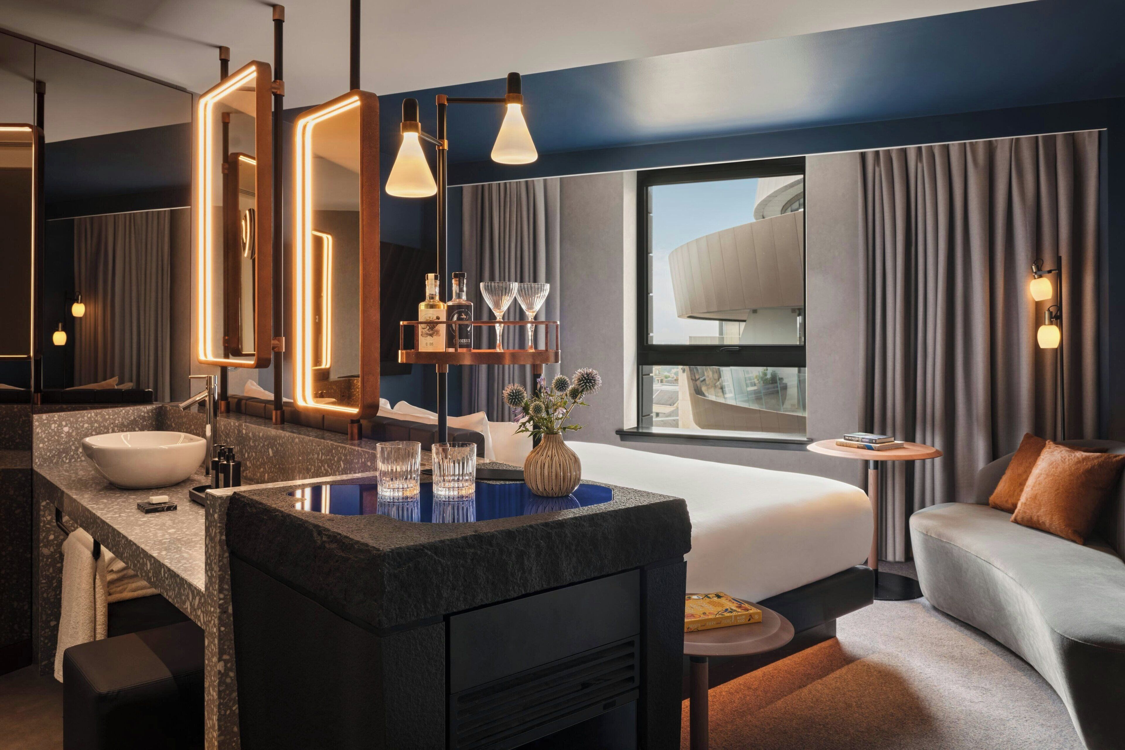 Deluxe, King | Ropa de cama de alta calidad y minibar 