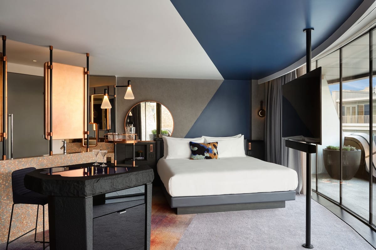Studio Suite | 1 多间卧室、高档床上用品、迷你吧、客房内保险箱