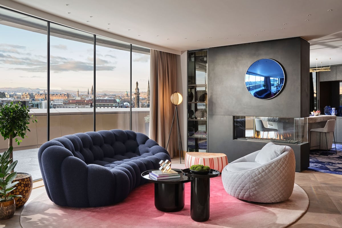 Penthouse | 1 多间卧室、高档床上用品、迷你吧、客房内保险箱