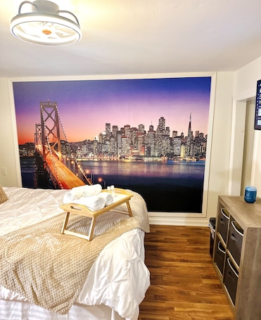 1 habitación, ropa de cama hipoalergénica y decoración personalizada