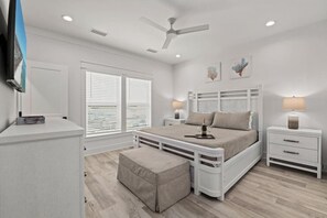 4 bedrooms, iron/ironing board, travel crib, free WiFi