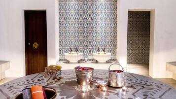 Sale per trattamenti di coppia, bagno turco, bagno turco/hammam