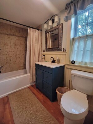 Hair dryer, towels, soap, shampoo - Tamworth cozy cottage on a brook with trails (Tamworth)