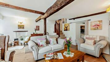 TV, fireplace, DVD player