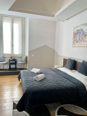 Superior-Doppelzimmer | Hochwertige Bettwaren, Daunenbettdecken