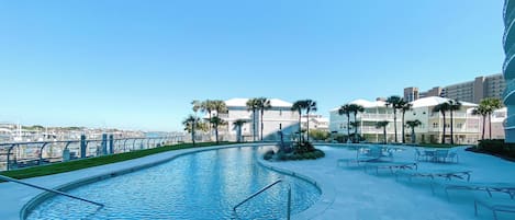 Indoor pool, a heated pool