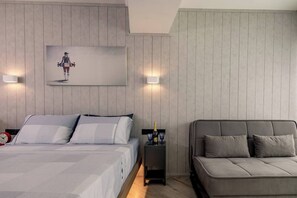 1 bedroom, travel crib, WiFi, bed sheets
