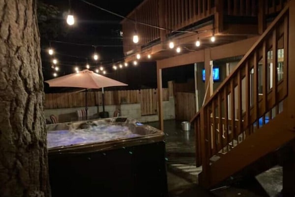 Outdoor patio for guests