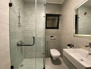 Shower, soap - Minimal studio in Zamalek (Zamalek)