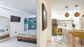 Design Studio, 1 Queen Bed, Balcony, Mountain View | Free WiFi