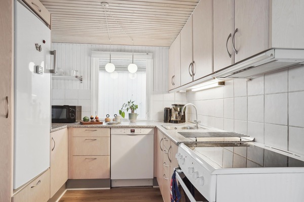 Refrigerador, horno, parrilla de estufa y lavavajillas