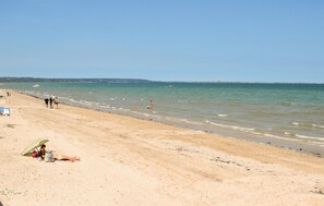Vlak bij het strand