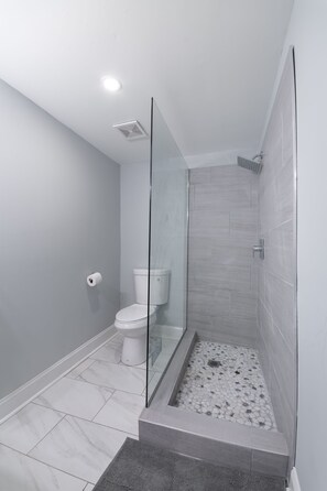 Towels, soap, toilet paper