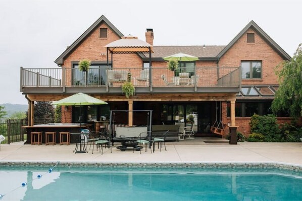 Una piscina climatizada