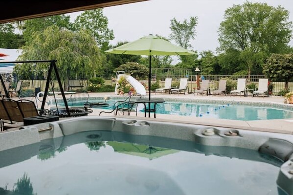 Una piscina climatizada