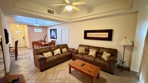 TV - Spectacular 2 Bedroom Condo on Sandy Beach at Las Palmas Resort  B-703 (Puerto Peñasco)