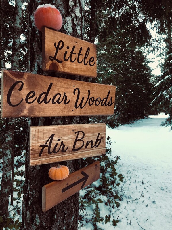 Property grounds - Cozy & Private next to nature & nearby Spider Lake Provincial Park. (Qualicum Beach)