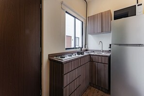 Fridge, microwave, coffee/tea maker, cookware/dishes/utensils - VH | Cerca de Polanco | Depa 1 hab + wifi | 59 (Ciudad de México)