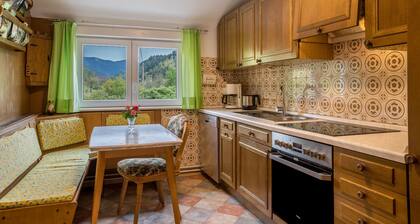 Ferienwohnung "Lehmann mit Blick aufs Schloss" mit privater Terrasse, Bergblick und WLAN