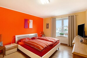 2 chambres, fer et planche à repasser, accès au Wi-Fi (inclus)