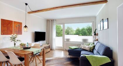 Ferienwohnung 'Kleine Auszeit' mit Gemeinschaftsgarten, Balkon und WLAN