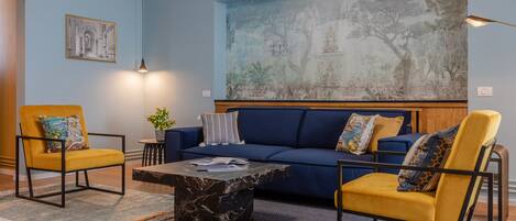 Deluxe Apartment | Living area | Smart TV, Netflix, streaming services