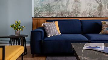 Deluxe Apartment | Living area | Smart TV, Netflix, streaming services