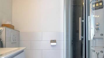 Shower, hair dryer