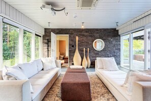 Fernseher, Kamin