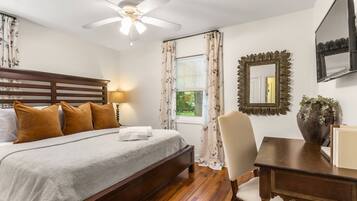 2 slaapkamers, een bureau, gratis wifi, beddengoed