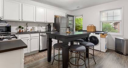 Explore Decatur from a Warm 2BR Bungalow with Outdoor Firepit | Walking Distance to Food + Drinks