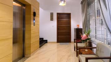 Presidential Villa | Living area | 43-inch LED TV with satellite channels