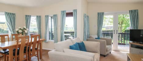 Cottage | Woonruimte | Een open haard