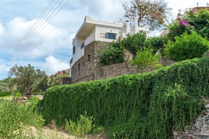 Exterior - Holiday Apartment 'Mrs Kalis Cottage' with Mountain View, Garden & Wi-Fi (ANDROS)