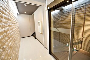 Façade de l’hébergement