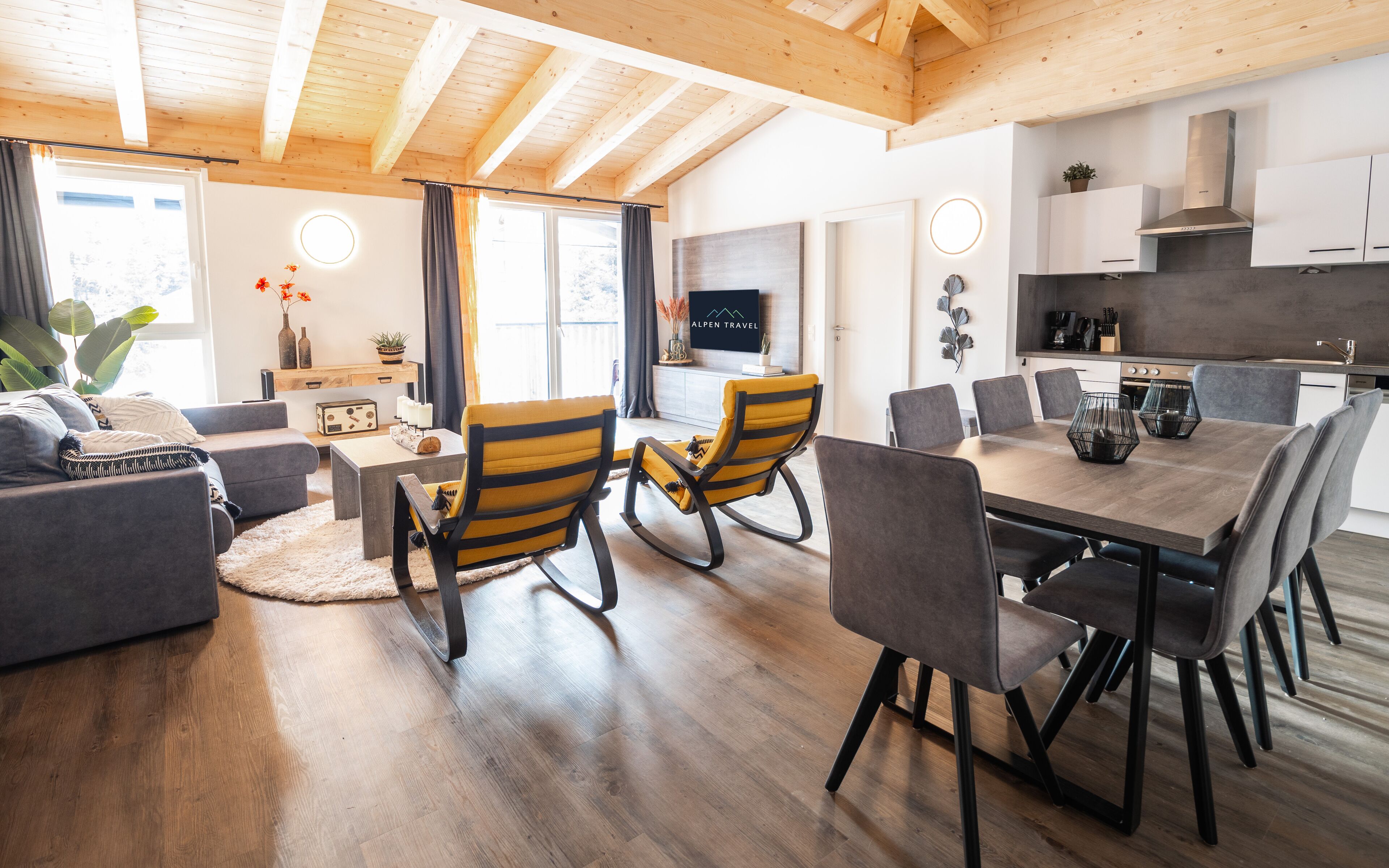 Superior Penthouse, 3 Bedrooms | Private kitchen | Full-sized fridge, microwave, oven, stovetop