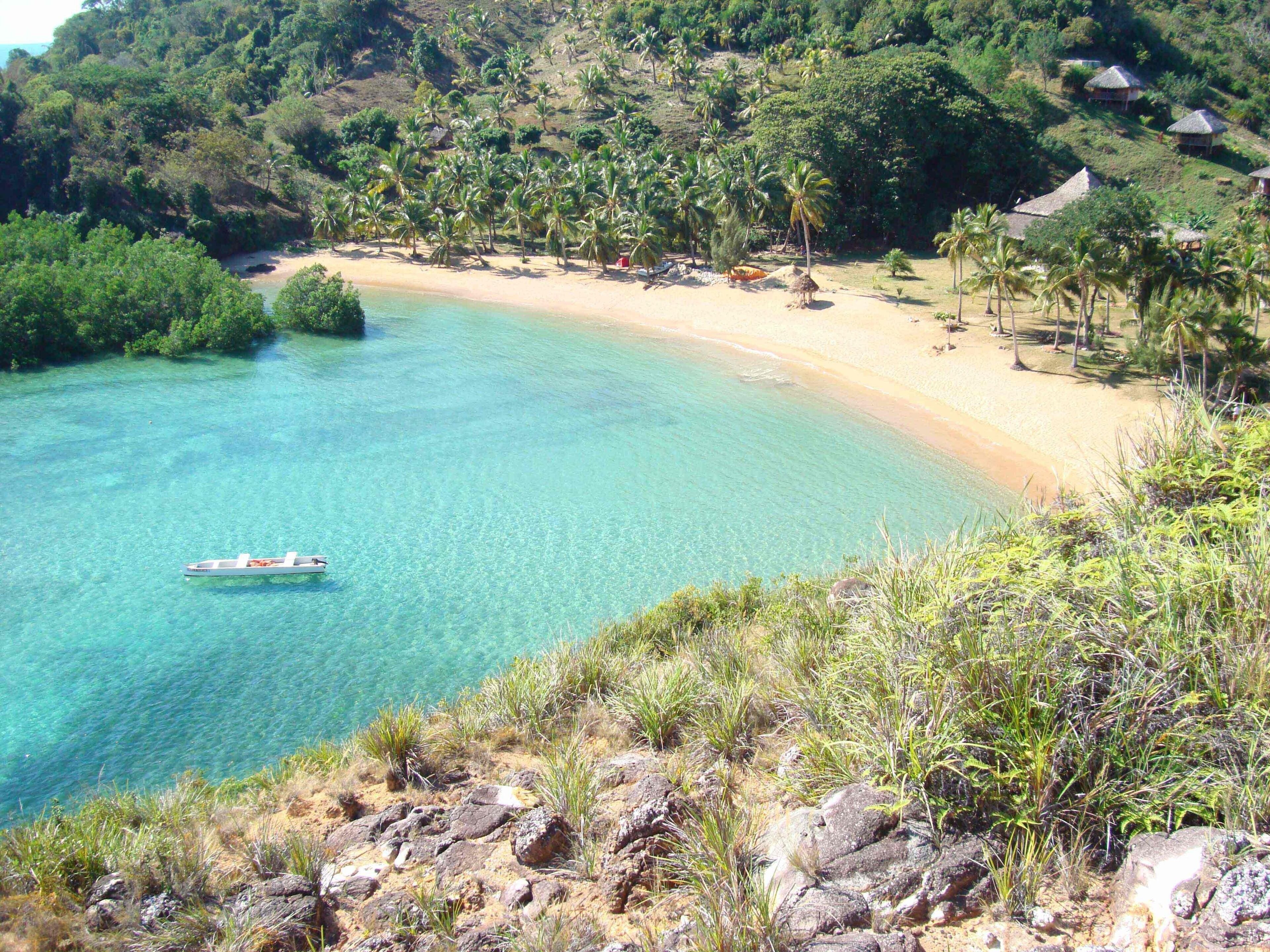 Private beach