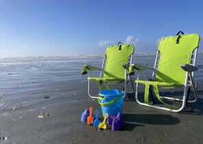 On the beach