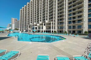 Indoor pool, a heated pool