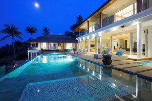 Pool - "Villa Monsoon is a perfect holiday home for a group of family or friends.  (Koh Samui)