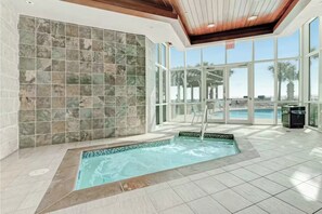 Indoor pool, a heated pool