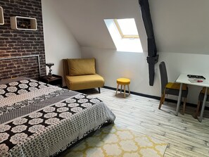 1 chambre, Wi-Fi, draps fournis