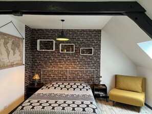 1 chambre, Wi-Fi, draps fournis