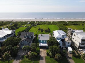 Exterior - Oceanfront beach home full of character, large deck and private path to beach (Isle of Palms)