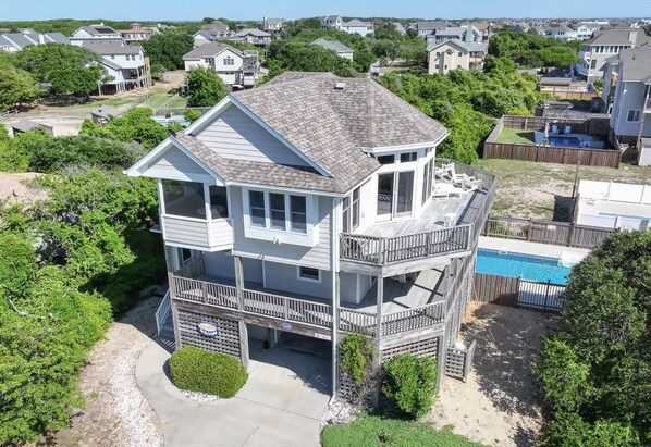 Exterior - D4016 Make Way For Ducklings. Oceanside w/Views, Less than 500ft from Beach, Private Saltwater Pool! (Duck)