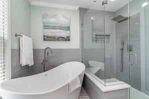 Shower, towels