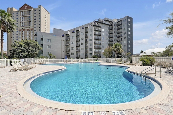 Indoor pool, a heated pool