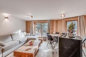 Living area - 1st floor, swimming pool, sauna, balcony, parking, tv, ski locker, 60m², Champagny-en-Vanoise (Champagny-en-Vanoise)
